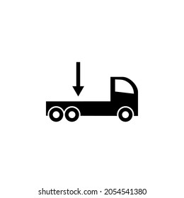 Truck, arrow icon in Supply chain set