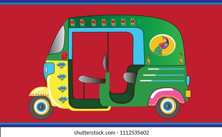 Truck Art Rikshaw