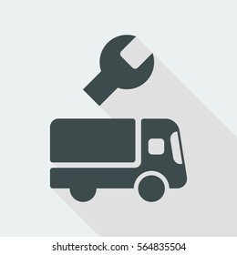 Truck assistance services - Vector web icon
