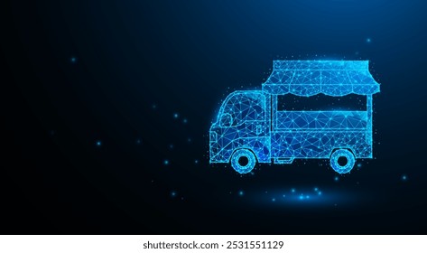 Truck background. Technology graphic design background. Vector illustration. Vector Abstract technology circuit lines. Technology vector background.Eps10 vector illustration.