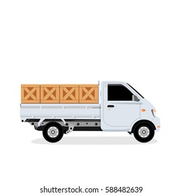 Truck Box vector