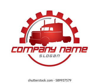 Truck business logo