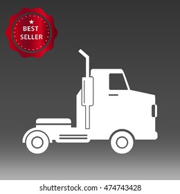 Truck Cabin Vector Icon Illustration