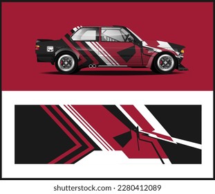 truck and car decal design vector kit