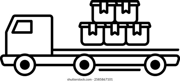 truck car delivery cargo container logistics transport transportation 6870