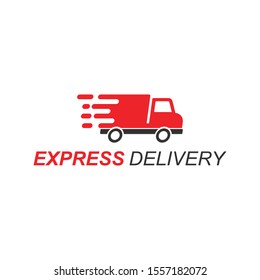 Fast Delivery Logo Template Design Vector Stock Vector (Royalty Free ...