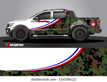 truck and car graphic vector. simple curved shape with grunge background design for vehicle vinyl wrap 