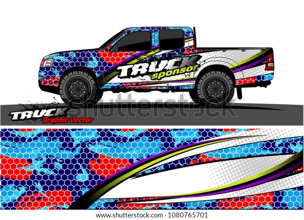 truck and car graphic
vector. simple curved shape with grunge background design for
vehicle vinyl wrap 