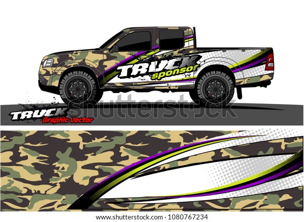 truck and car graphic
vector. simple curved shape with grunge background design for
vehicle vinyl wrap 