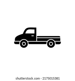 truck car icon vector illustration logo template for many purpose. Isolated on white background.