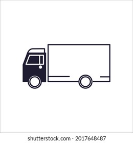 truck car icons symbol vector elements for infographic web