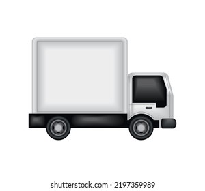 truck car mockup isolated icon