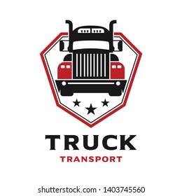 truck car shield logo design