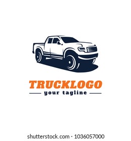 Truck Car vector logo template illustration