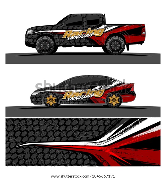 Truck, car, Vehicle and boat racing graphic\
background kit  for wrap and vinyl\
sticker
