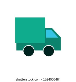 truck car vehicle isolated icon vector illustration design