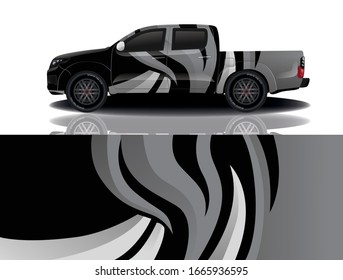 Truck Car Wrapping Decal Design