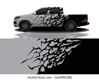 Truck Car Wrapping Decal Design