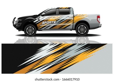 Truck Car Wrapping Decal Design