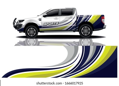 Truck Car Wrapping Decal Design