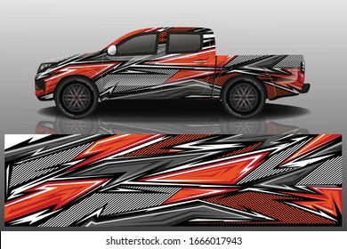 Truck Car Wrapping Decal Design