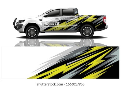 Truck Car Wrapping Decal Design