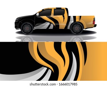 Truck Car Wrapping Decal Design