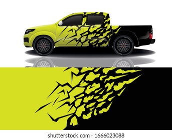 Truck Car Wrapping Decal Design