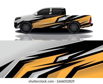 Truck Car Wrapping Decal Design
