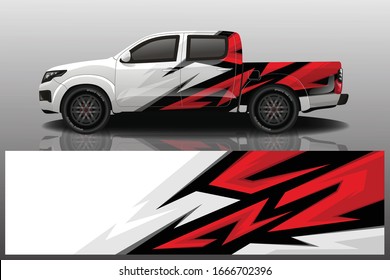 Truck Car Wrapping Decal Design