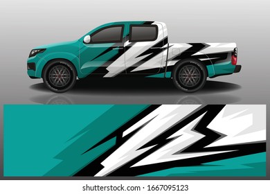 Truck Car Wrapping Decal Design