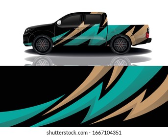 Truck Car Wrapping Decal Design