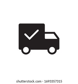 truck, cargo icon vector illustration