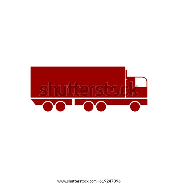 truck cargo  icon\
vector isolated\
backround