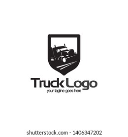 Truck Cargo Logo Design Concept