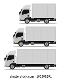 truck cargo set three models