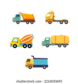 Truck Cartoon.Lorry Collection. truck .Truck Cartoon item