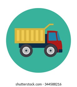 
Truck Colored Vector Icon
