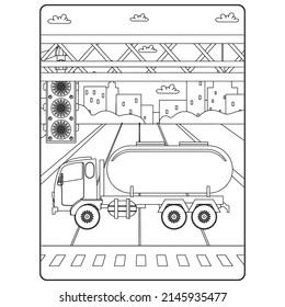 Truck Coloring pages for kids