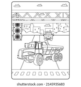 Truck Coloring pages for kids