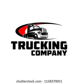 Truck Company Transportation Logo Illustration