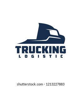 Truck Company Transportation Logo Illustration