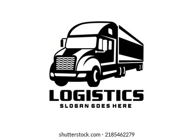 Truck Company Transportation Logo Illustration Stock Vector (Royalty ...