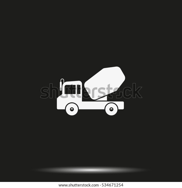 Truck concrete mixer\
icon.
