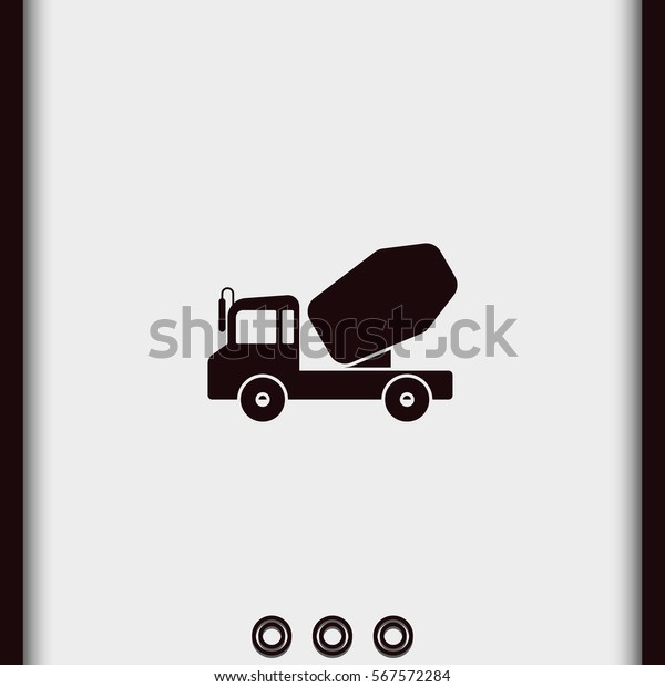 Truck concrete mixer
icon.