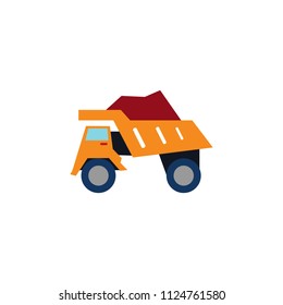 Truck Construction Logo Icon Design