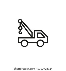 Truck crane icon