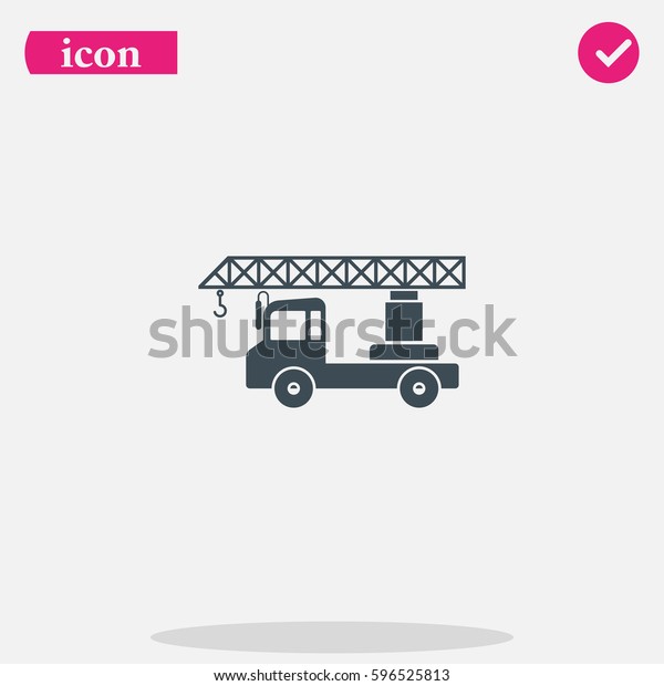 Truck crane\
icon.
