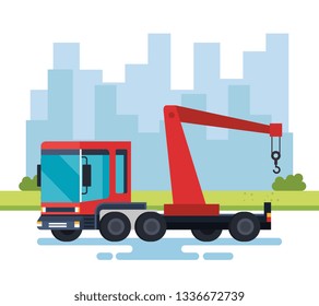 truck crane logistic service