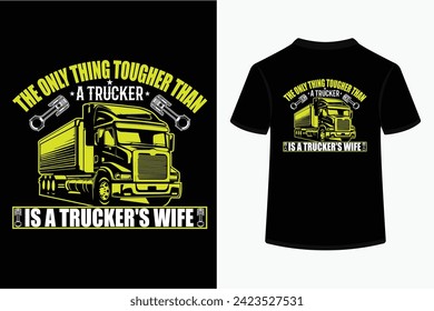 Truck creative typography vector art